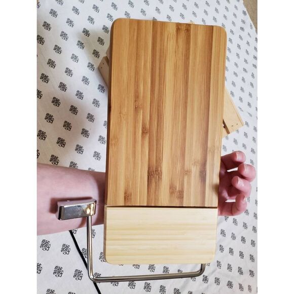 Prodyne 11.75" x 6" Bamboo Cheese Board Slicer OPEN BOX - Picture 4 of 8